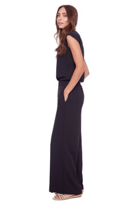 UP! - SOLID VEGAN SILK WIDE LEG PANT