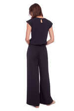 Load image into Gallery viewer, UP! - SOLID VEGAN SILK WIDE LEG PANT
