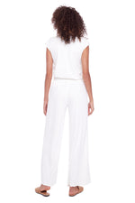 Load image into Gallery viewer, UP! - SOLID VEGAN SILK WIDE LEG PANT
