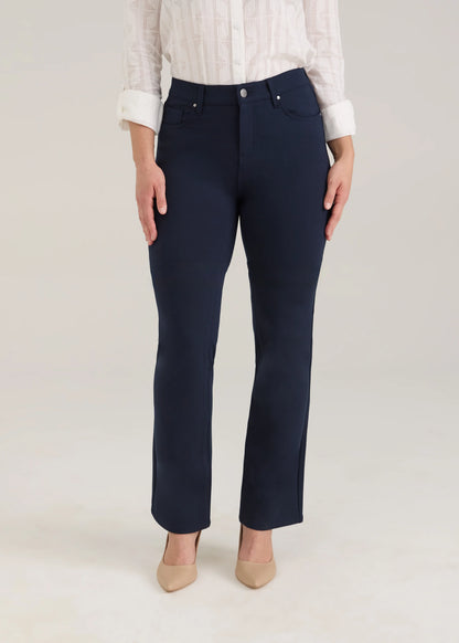 Suzanne Petite Straight Leg Denim -Navy