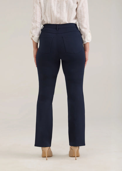 Suzanne Petite Straight Leg Denim -Navy