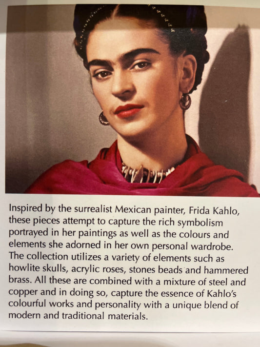 Frida Khalo Statement Cresent Necklace