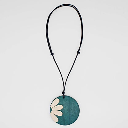 Sylca Designs - Teal He Loves Me Pendant - Suttles & Seawinds