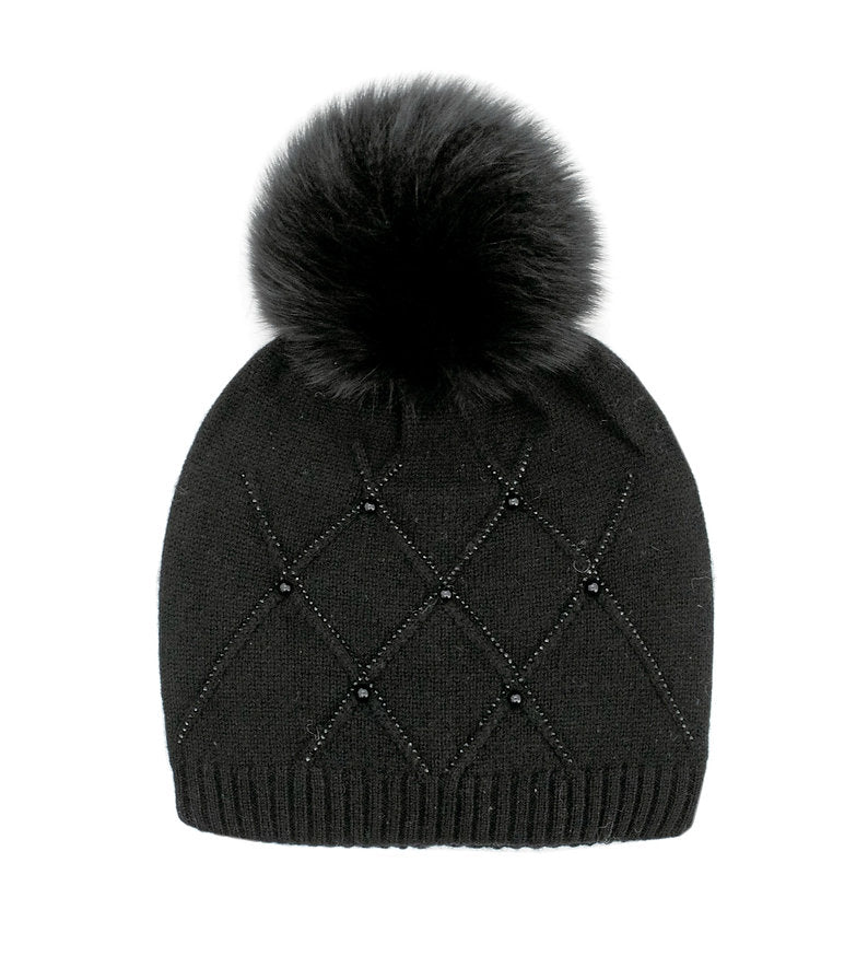 MM - DIAMOND WEAVE WOOL HAT