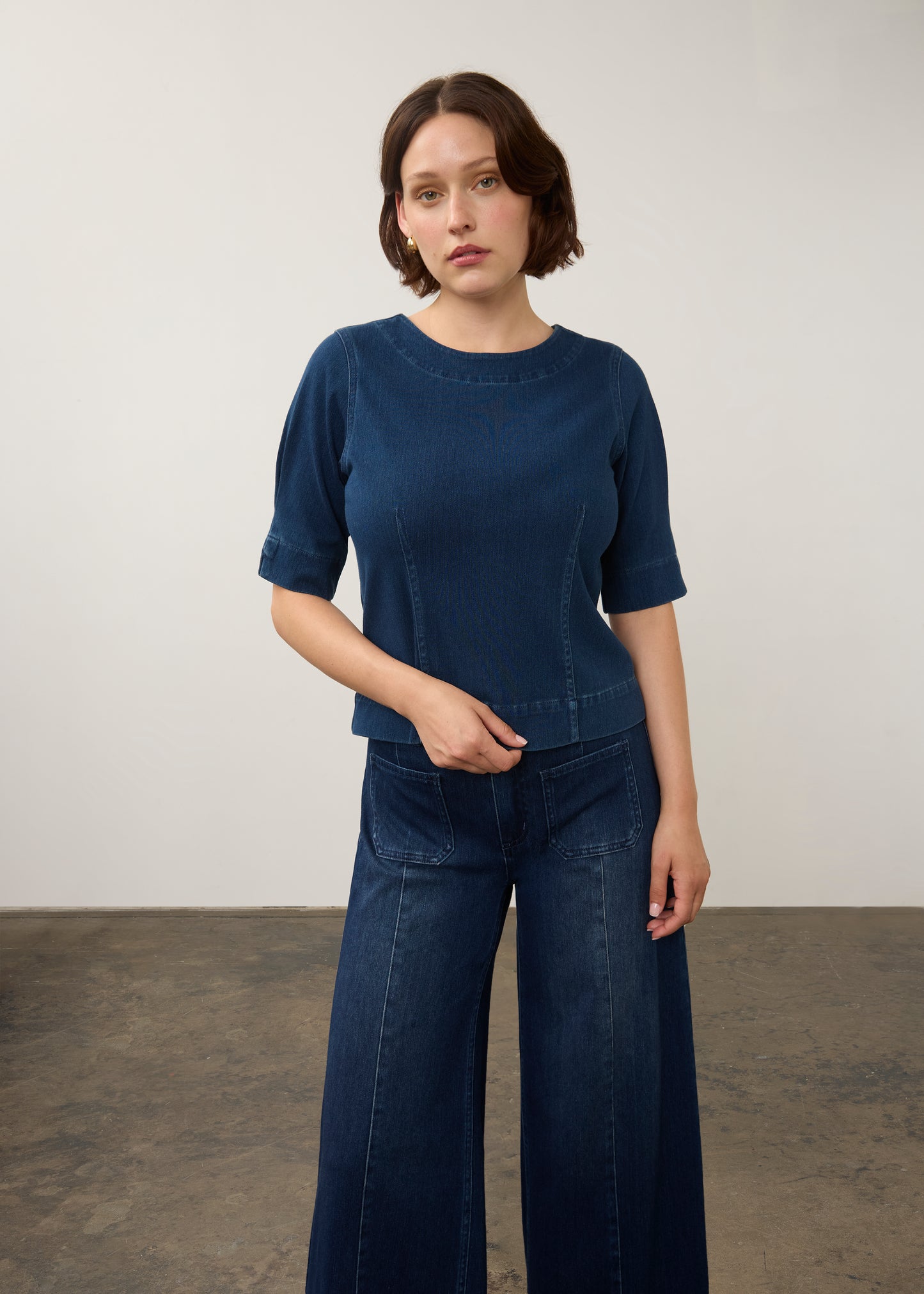 Elbow Sleeve Top