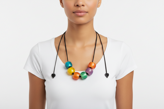 Belissima Spring Collection  6 Bead Necklace