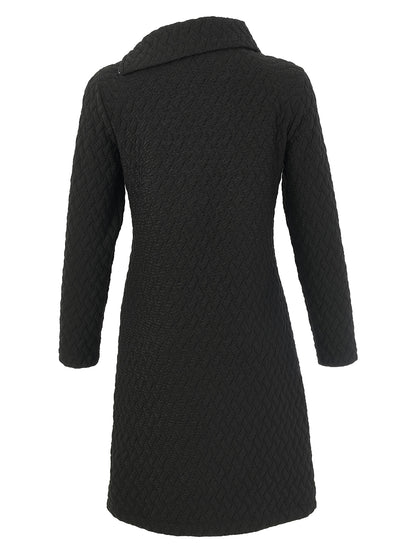 2-Pocket Fitted Dress with Pockets