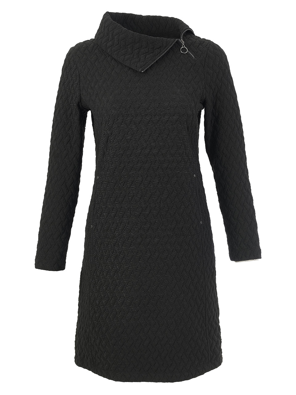 2-Pocket Fitted Dress with Pockets