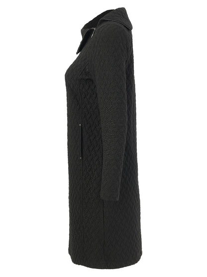 2-Pocket Fitted Dress with Pockets