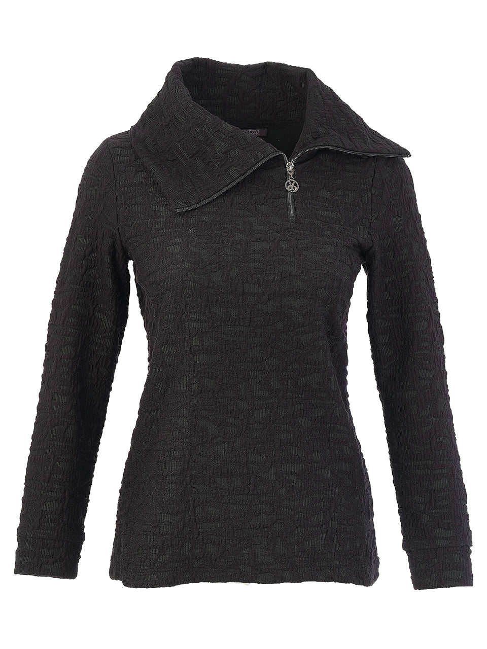 Asymmetric 1/4 Zip Light Quilt Top