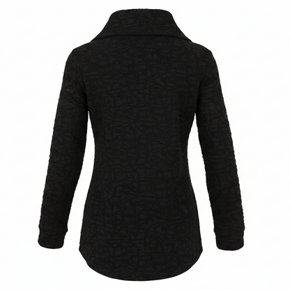 Asymmetric 1/4 Zip Light Quilt Top
