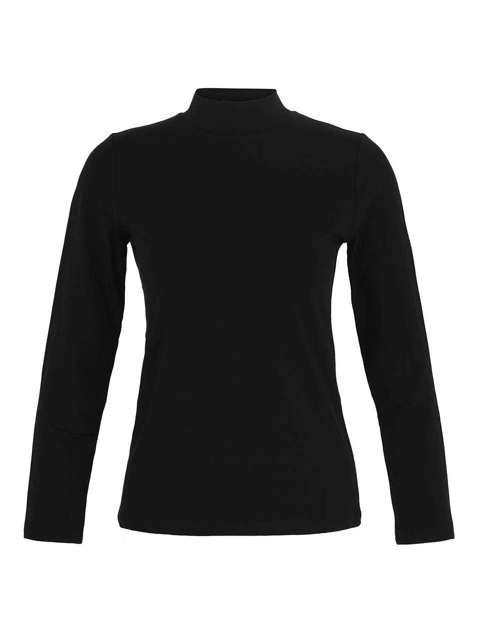 Fitted Mock Neck Top