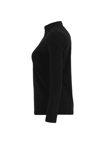 Fitted Mock Neck Top