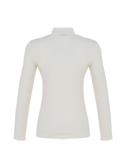 Fitted Mock Neck Top