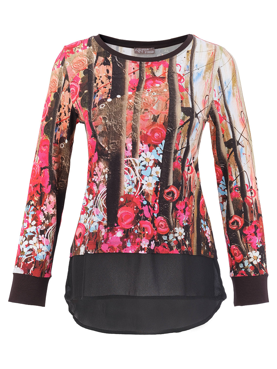 Printed Long Sleeve Top
