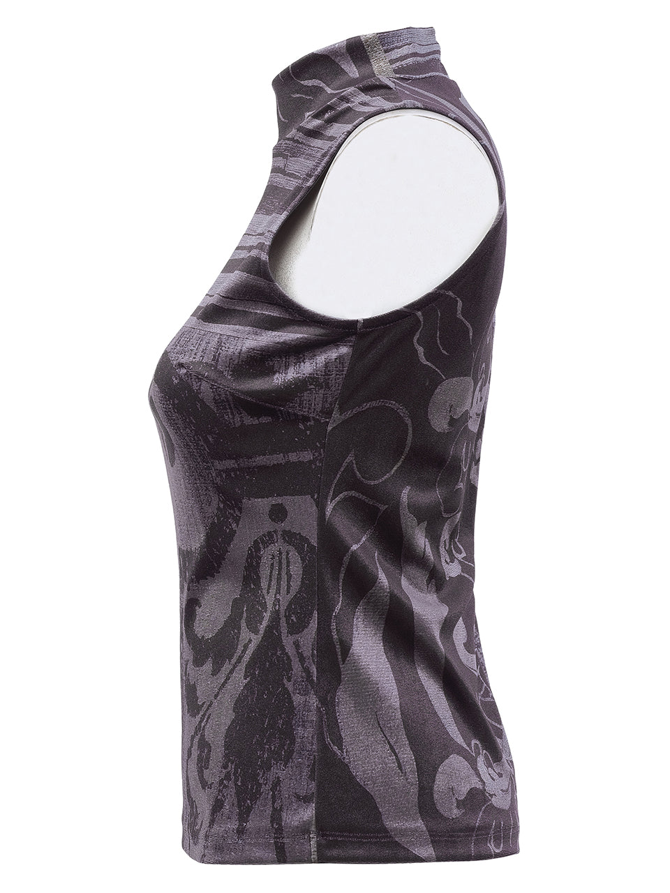 Sleeveless Velvet Top