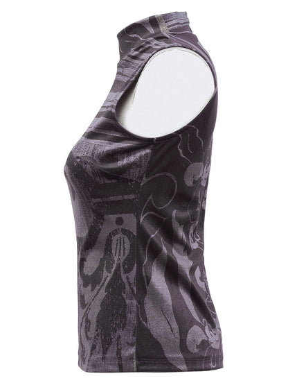 Sleeveless Velvet Top