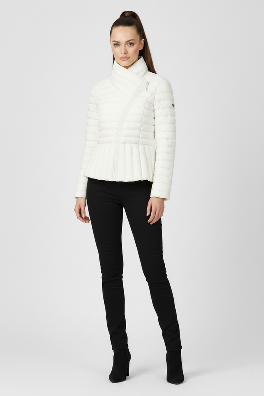 Short Asymmetric Zip Jacket