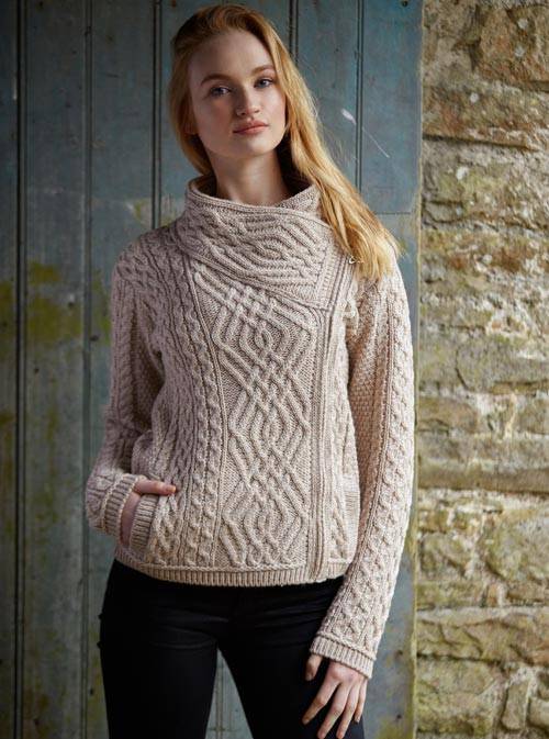 ARAN CRAFTS - ZIP CARDIGAN