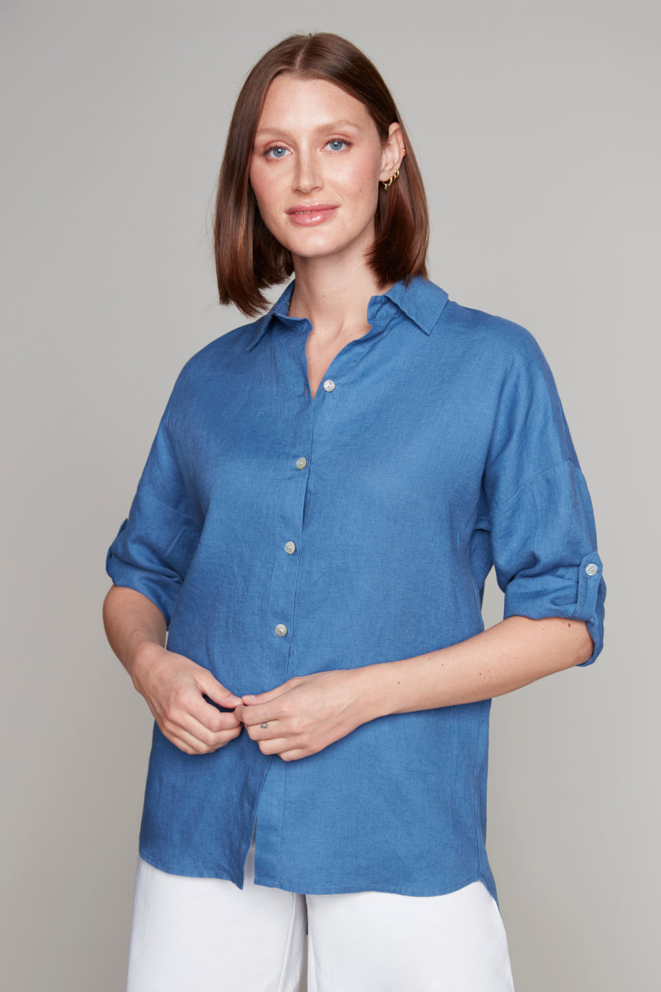 CARRE NOIR - LINEN SHIRT