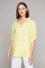 Load image into Gallery viewer, CARRE NOIR - LINEN SHIRT
