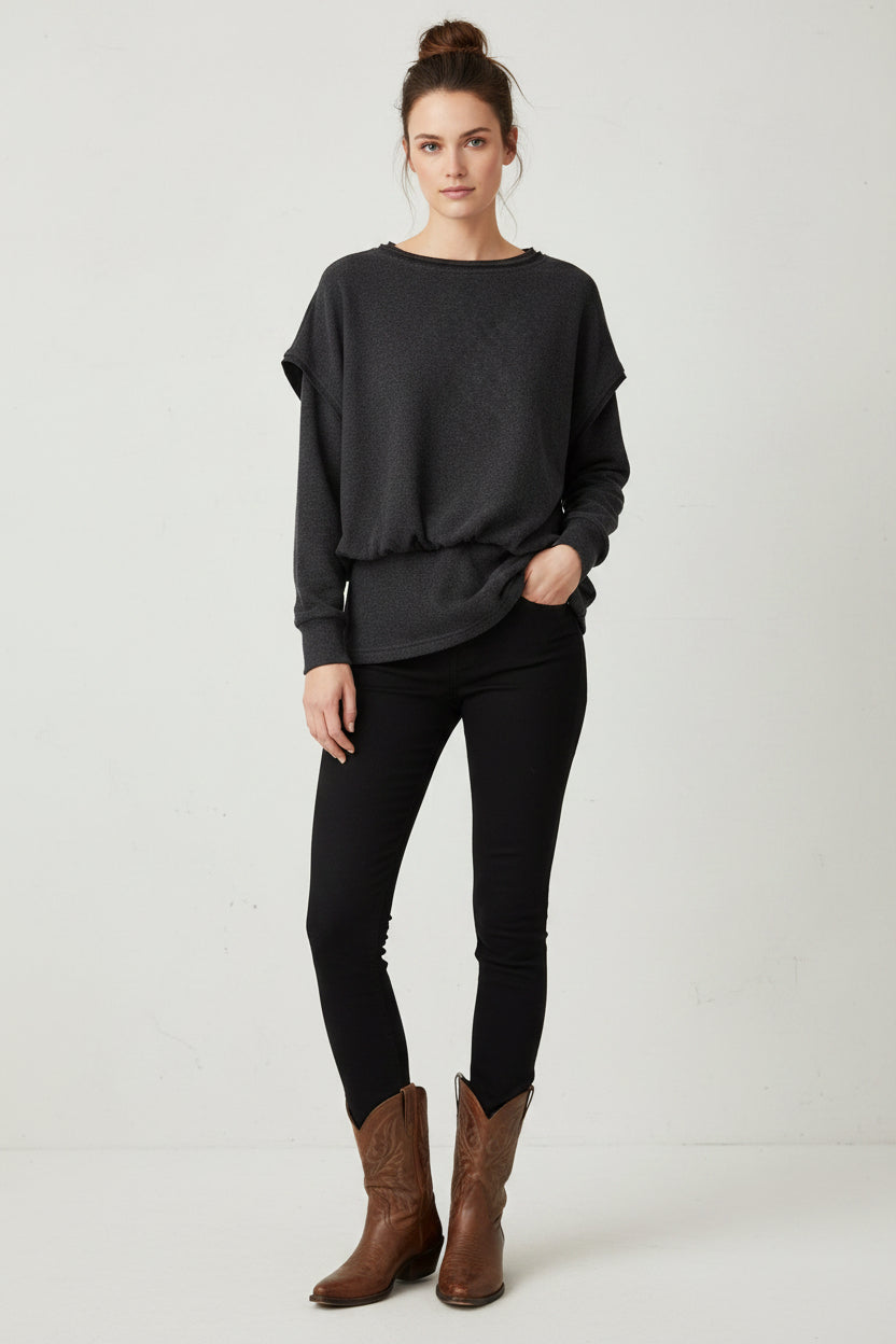 Two Layer Long Sleeve Top