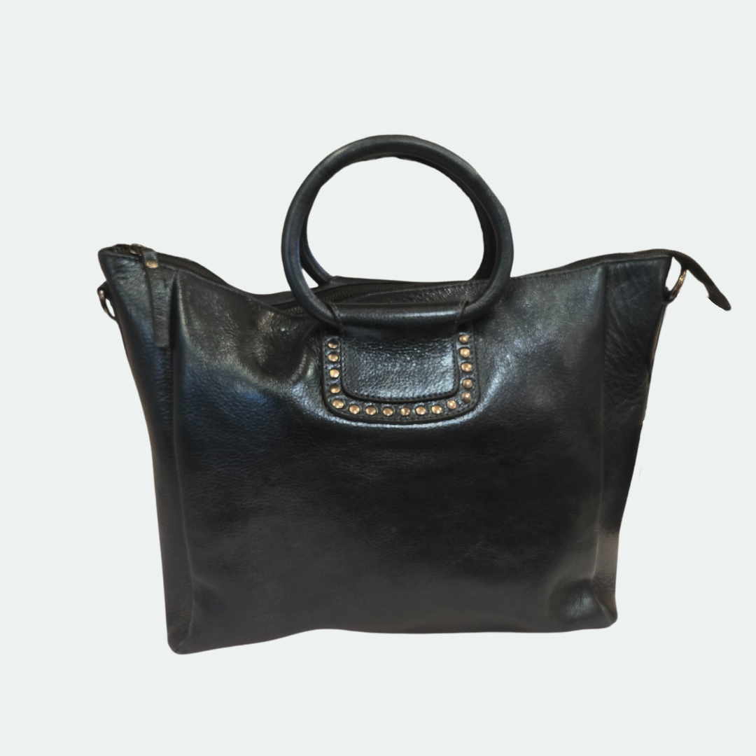 VINTAGE DECOR- IRRIDESCENT PEACOCK GREEN BIRKIN STYLE BAG