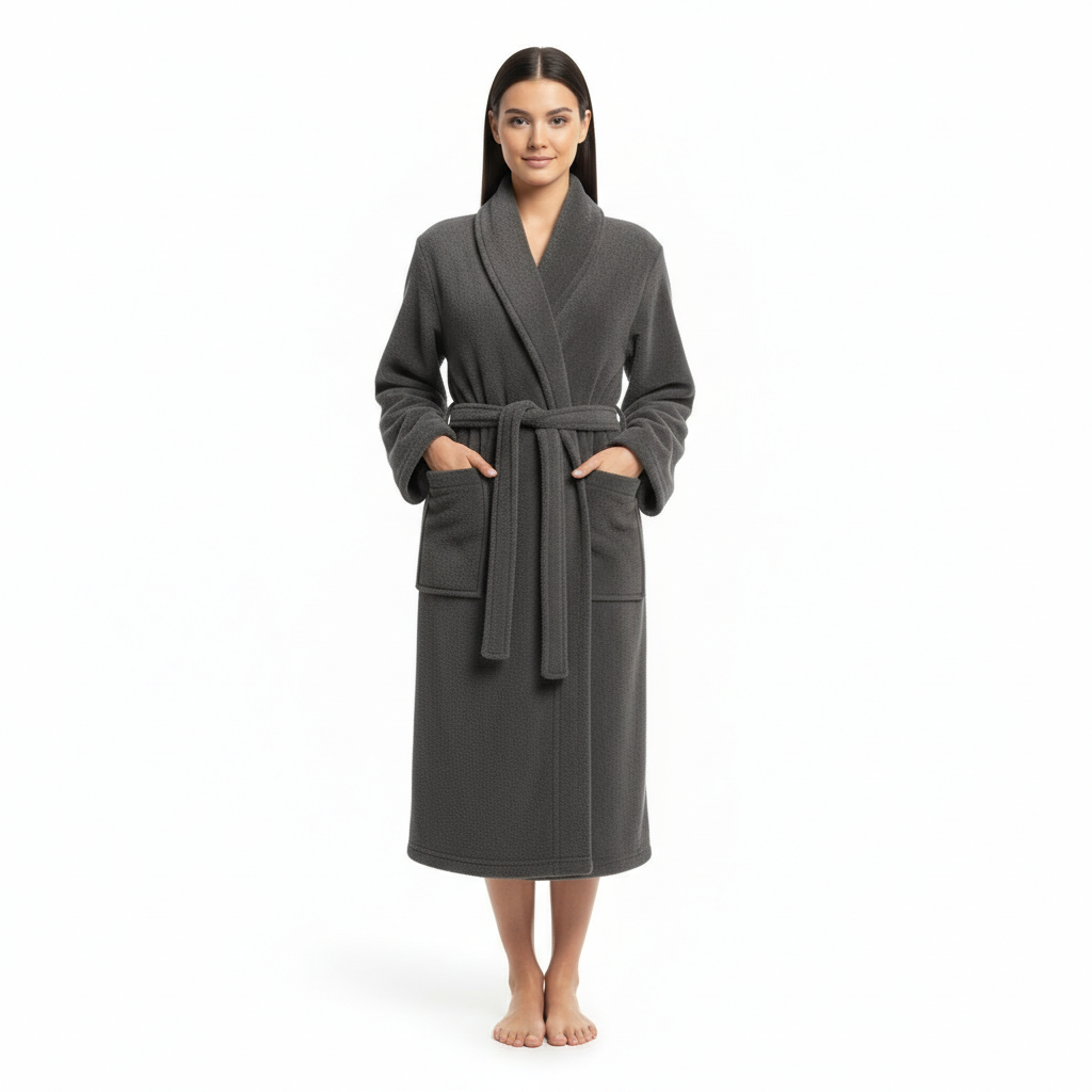 Terry Cotton Bathrobe 450 GSM - Unisex Plush Hotel & Spa - Suttles & Seawinds