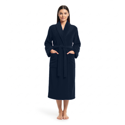 Terry Cotton Bathrobe 450 GSM - Unisex Plush Hotel & Spa - Suttles & Seawinds