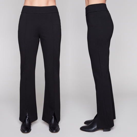 CARRE NOIR - FLARE KNIT PANT