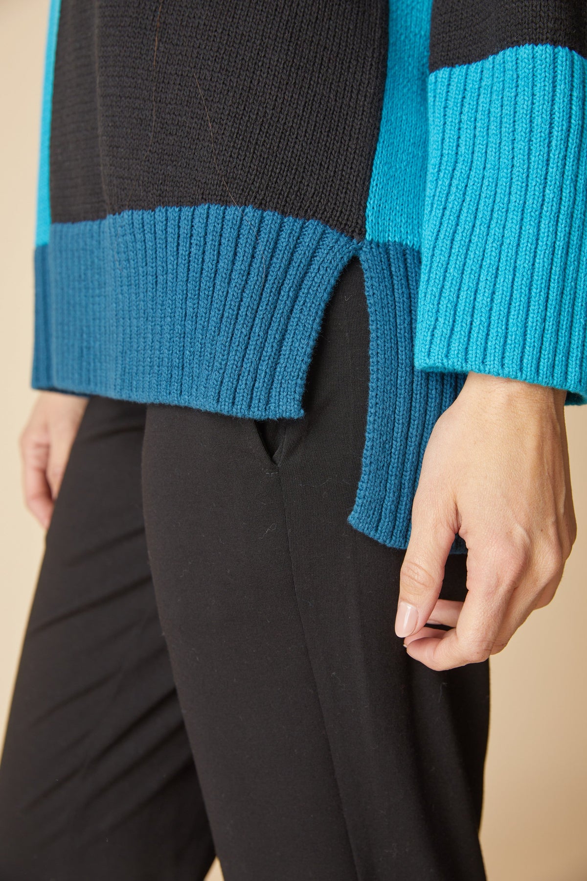 Mix It Up Sweater in Lagoon