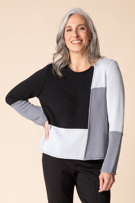 Block Party Sweater in Mist