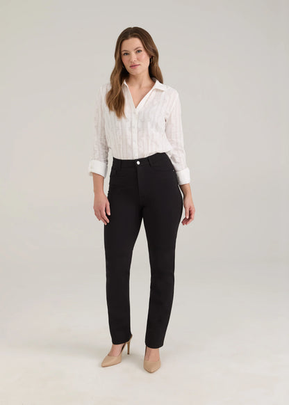 Suzanne Straight Leg Denim - Black