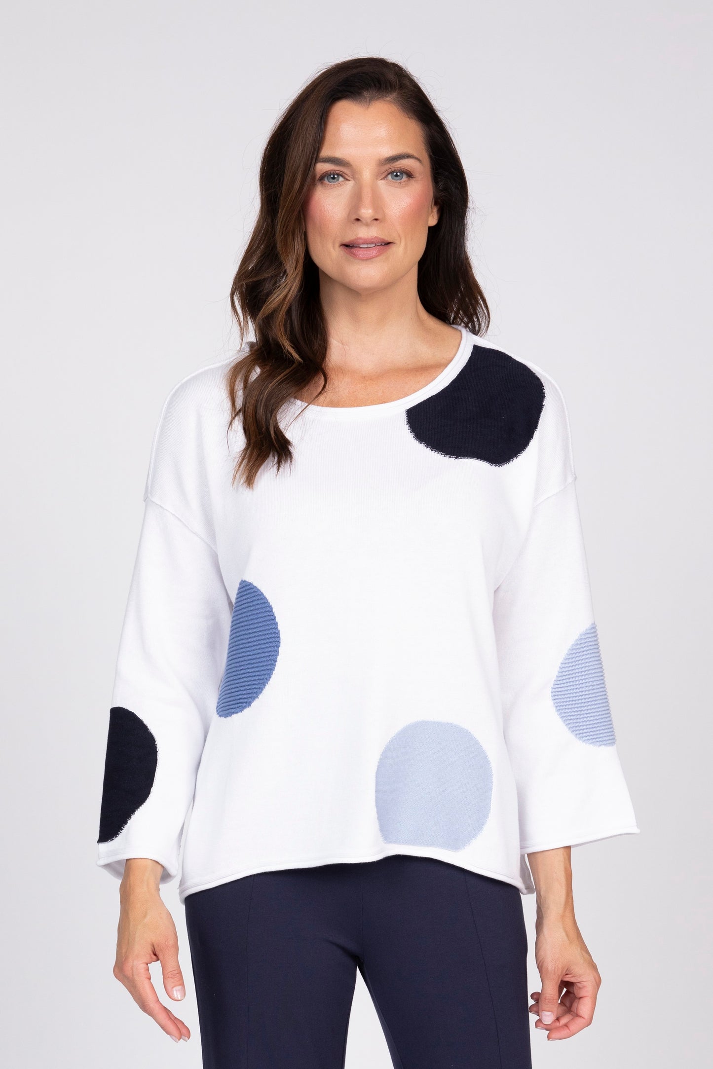 Mixed Dot Pullover - Suttles & Seawinds