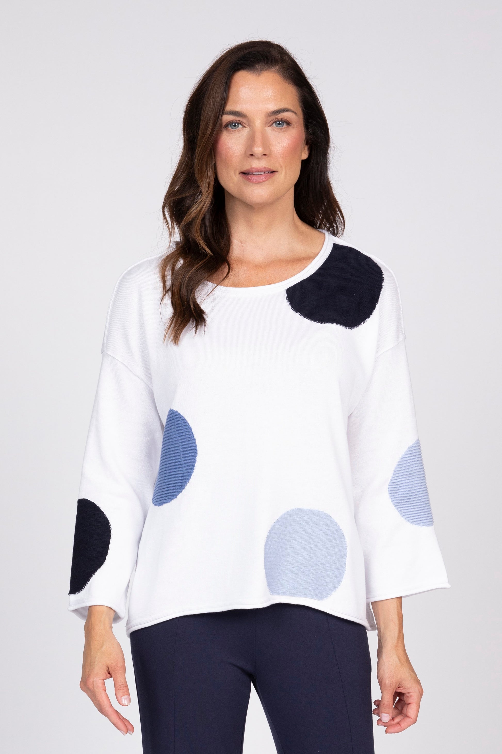 Mixed Dot Pullover - Suttles & Seawinds