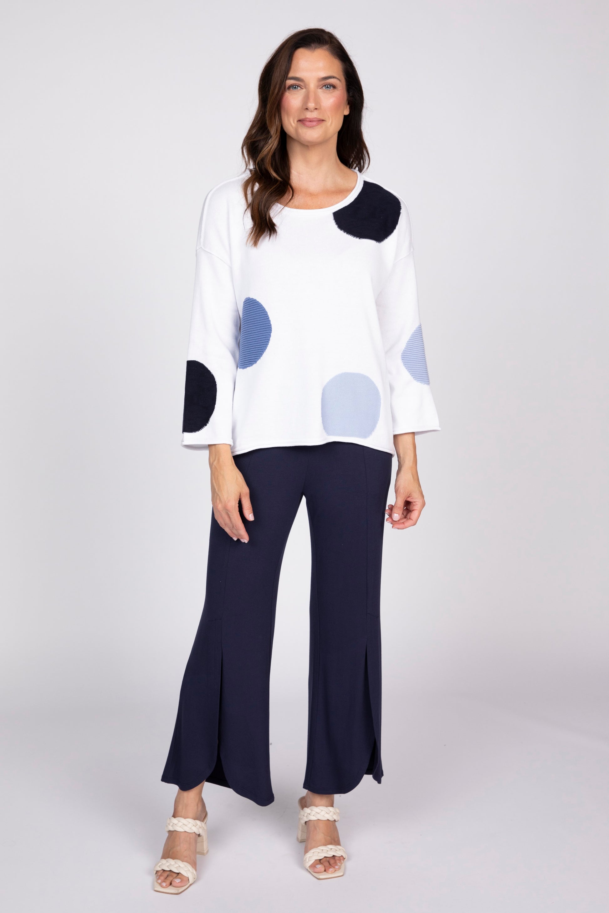 Mixed Dot Pullover - Suttles & Seawinds