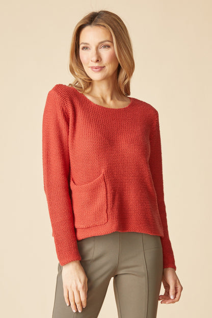 Fireside Pullover in Sienna