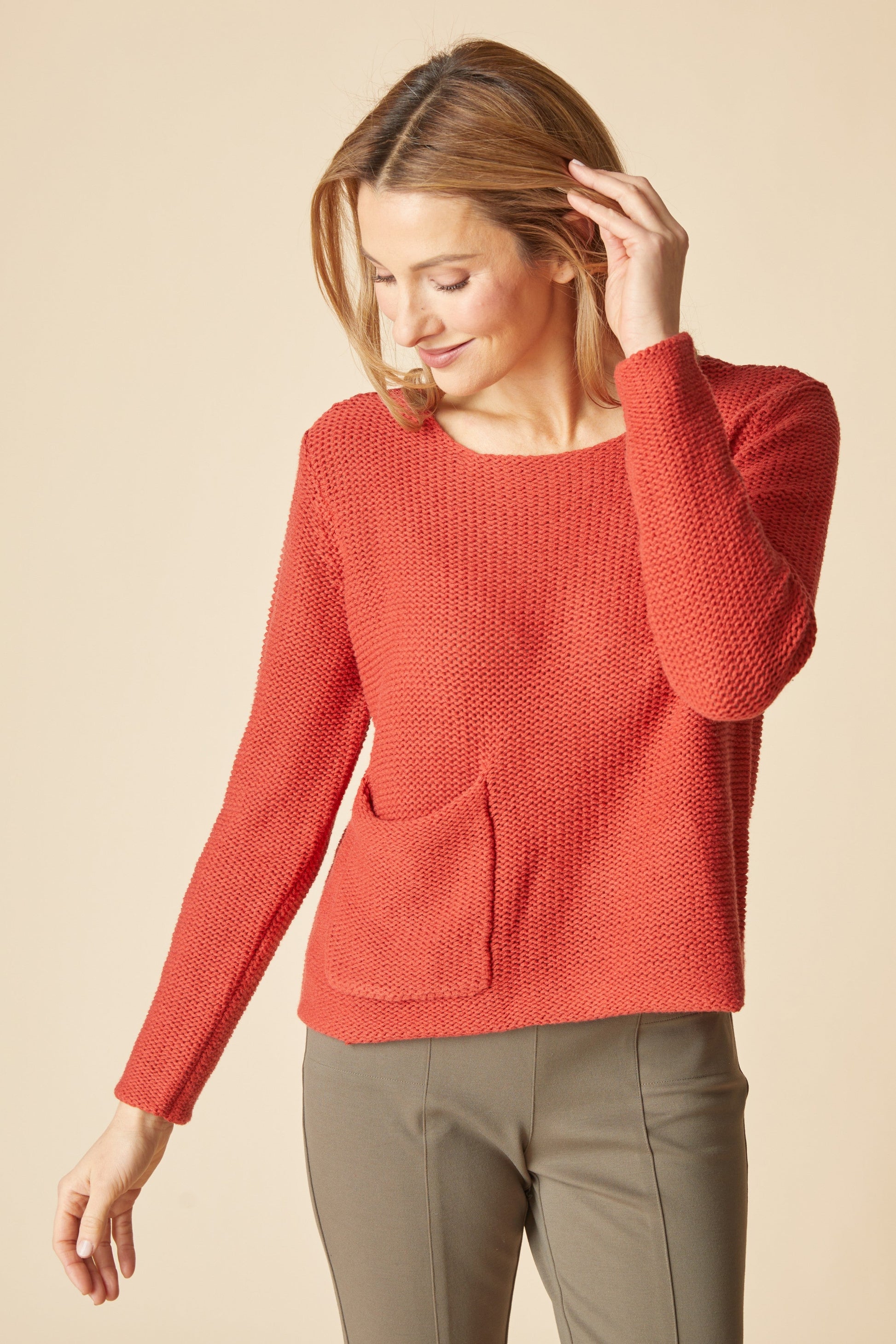 Fireside Pullover in Sienna