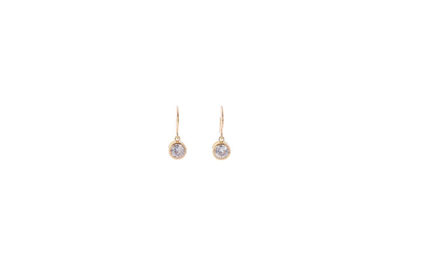 MERX - SOFISTICA GOLD BEZEL HOOK EARRING