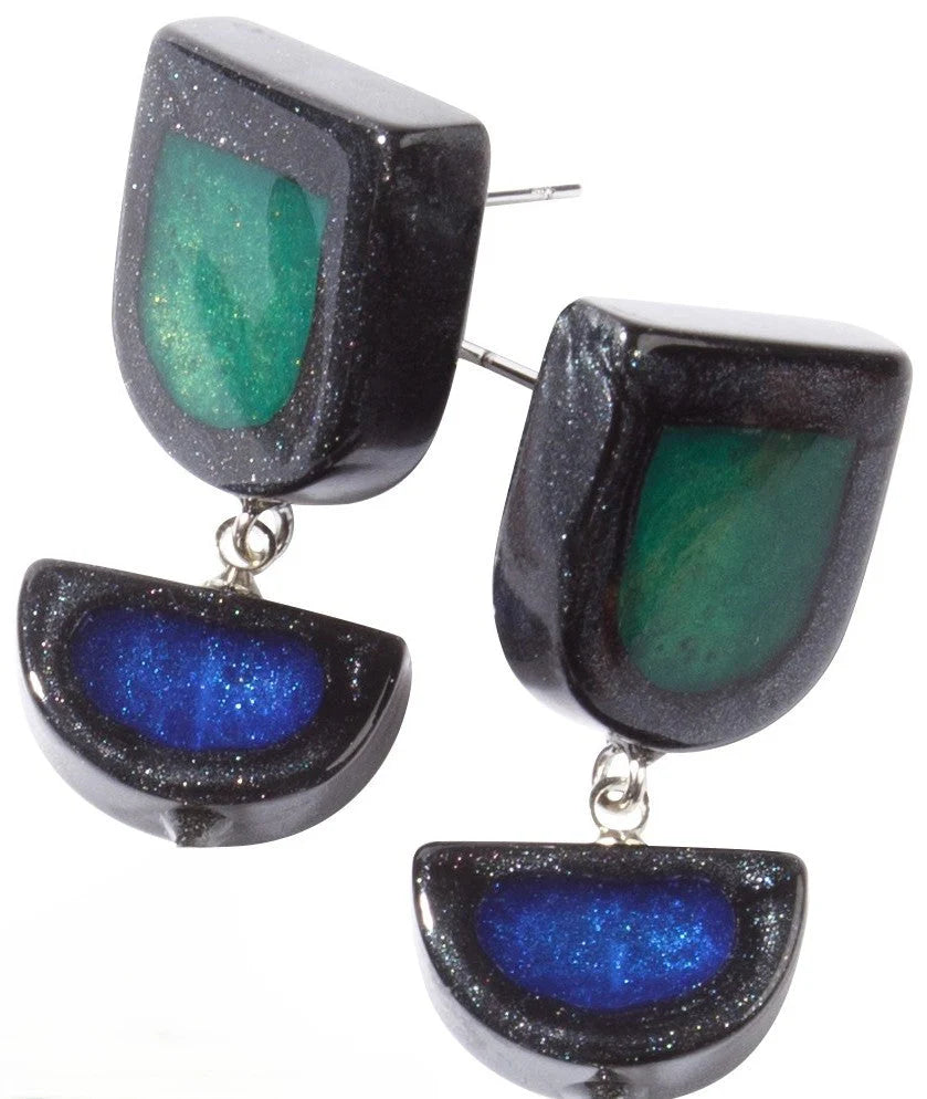 ZSISKA - FARA 2 BEAD EARRING