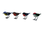 Load image into Gallery viewer, Marissa&#39;s Gifts - Handmade set of four powder coated metal birds
