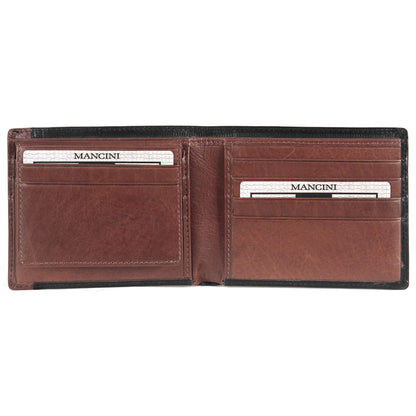Mens RFID Slimfold Wallet Unique Vertical Flap - Suttles & Seawinds
