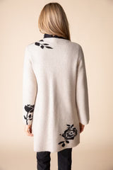 Floral Winter Bloom Cardigan