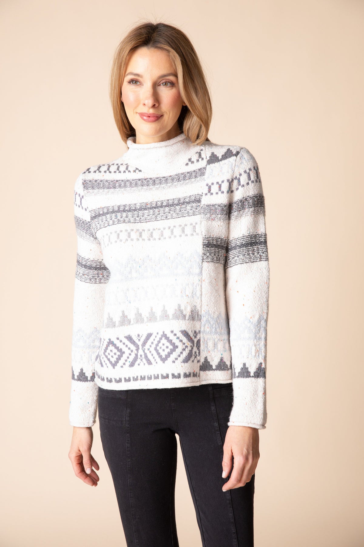 Snowdrift Sweater in Winter White