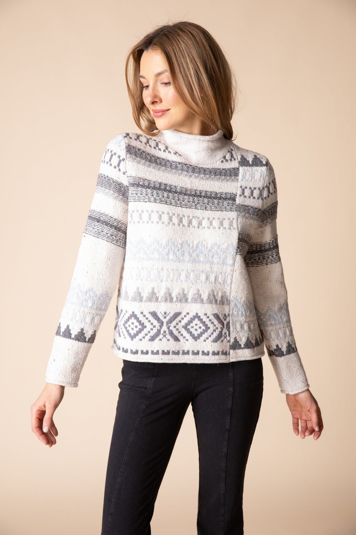 Snowdrift Sweater in Winter White