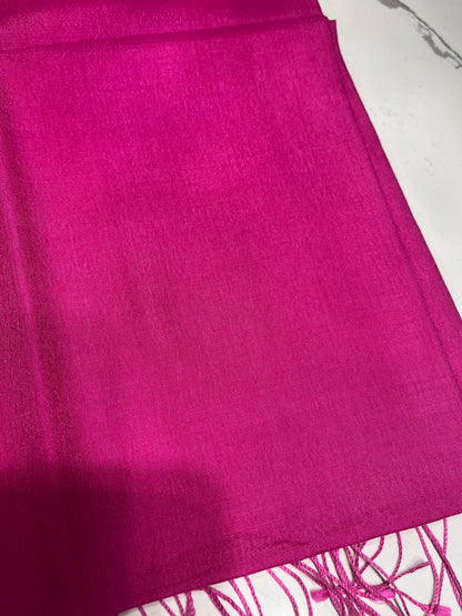 100% Silk Lightweight Solid Colour Scarf - Suttles & Seawinds