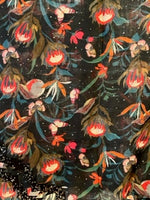 Load image into Gallery viewer, RADIANCE - WOOL &amp; SILK EMBROIDERED DIGITAL SCARF
