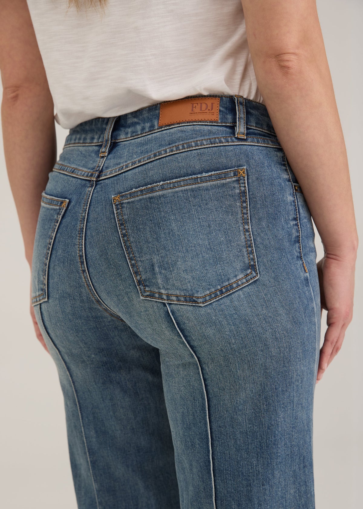 Olivia  Vintage Wash Wide Ankle