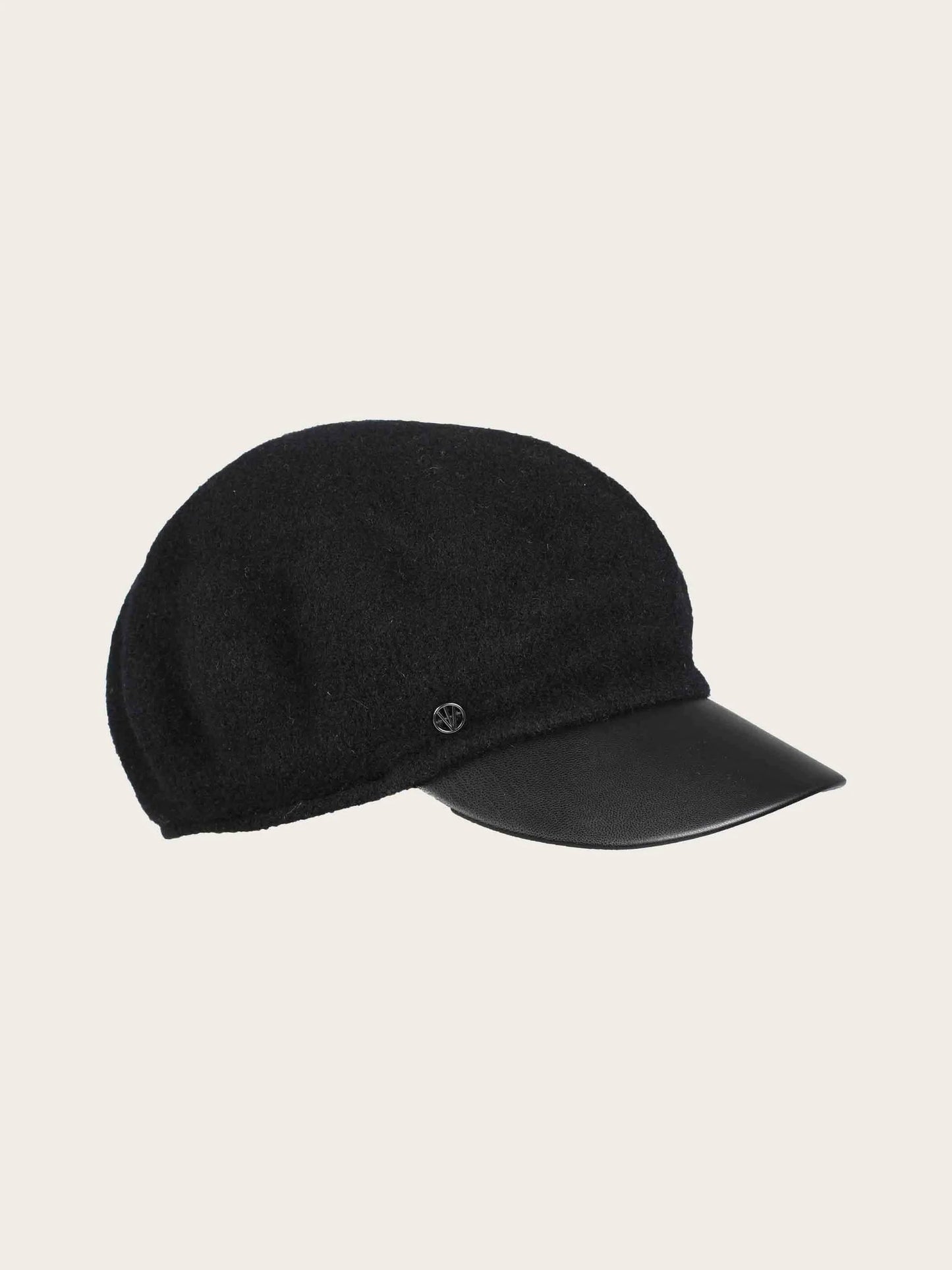 LOEVENICH - PEAK FAUX LEATHER TRIM CAP