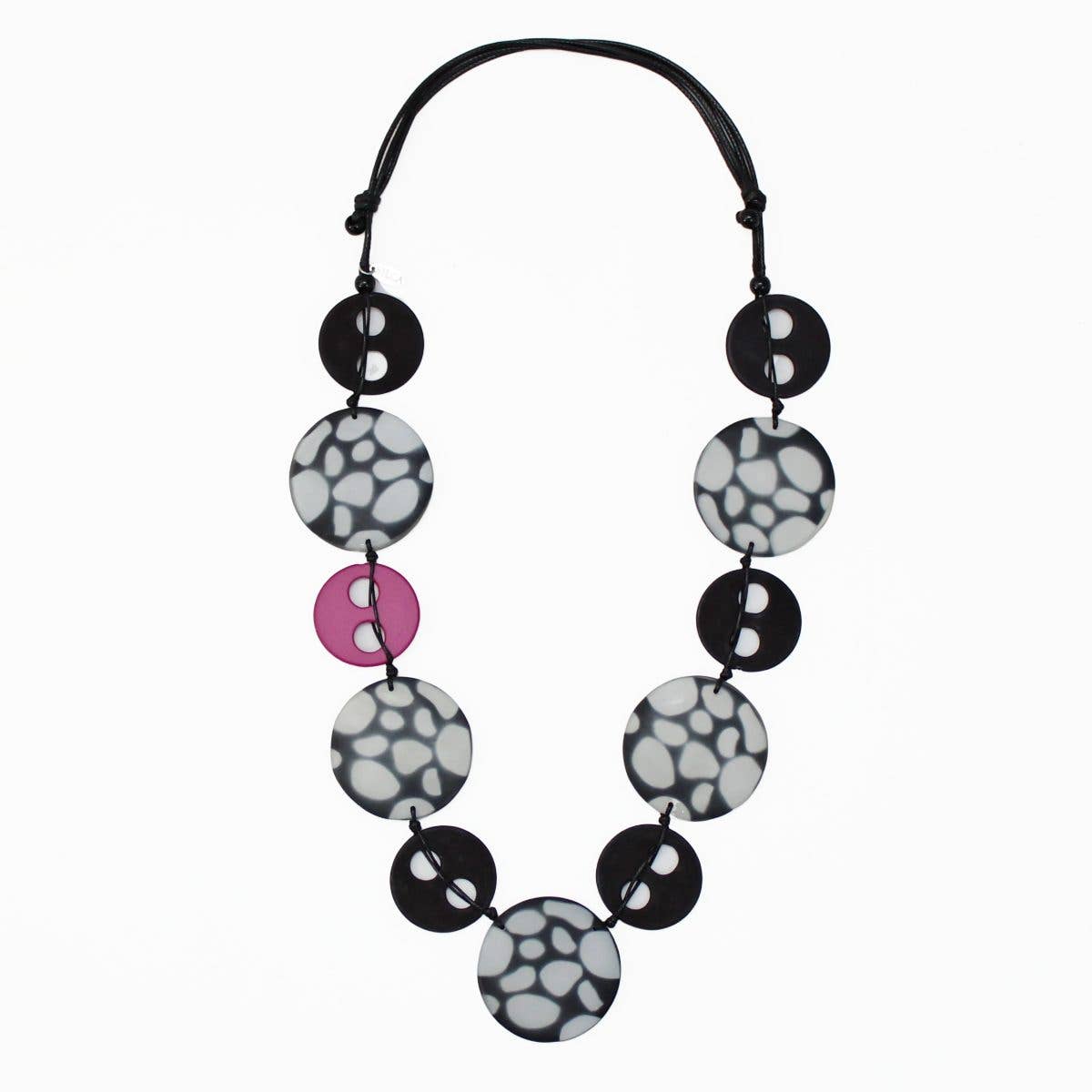 Sylca Designs - Round Resin Veda Necklace